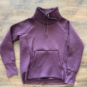 Athleta Plum Quilted Pullover